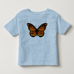 Monarch Butterfly Design - Kleinkind Fine Jersey T T-shirt