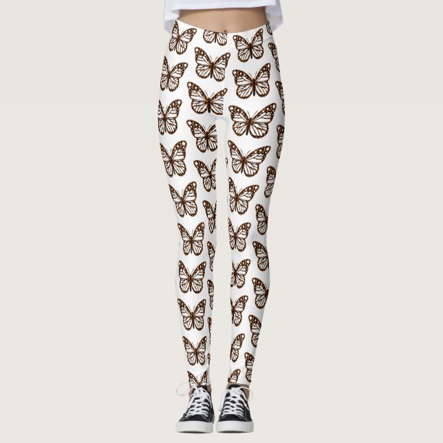 Monarch Butterfly Design - Leggings (Vorderseite)