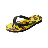 Monarch Butterfly Design - Les tongs pour enfants