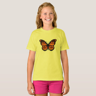 Monarch Butterfly Design - T-shirt de base pour fi
