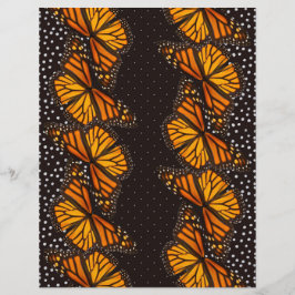 Monarch Butterfly Dotted Swiss Arts & Craft Paper