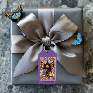 Monarch Butterfly Fairy Lila Geschenkanhänger
