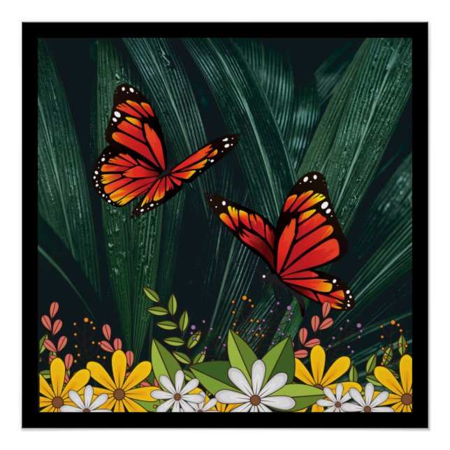 Monarch Butterfly Feb 6_21 Poster (Vorderseite)