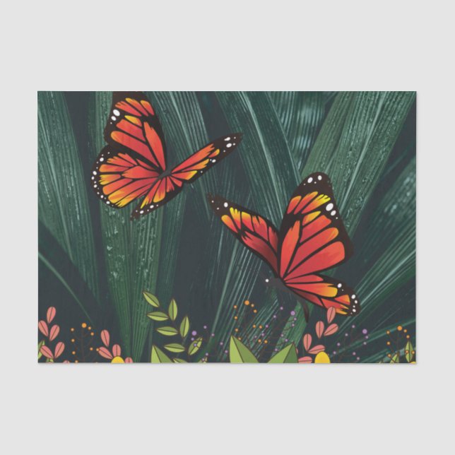 Monarch Butterfly Feb 6_21 Seidenpapier (Vorderseite)