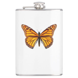 Monarch Butterfly Flachmann