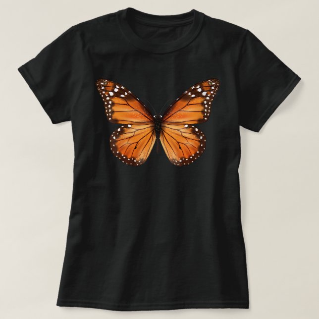 Monarch Butterfly Frauen Milkweed Nature V-N T-Shirt (Design vorne)