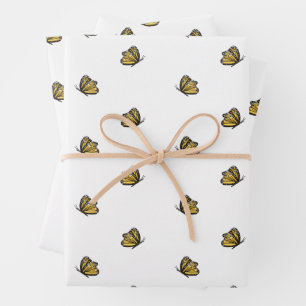 Monarch Butterfly Garden Club Geschenkpapier Set