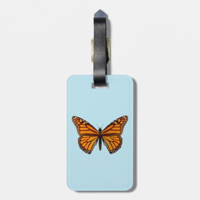 Monarch Butterfly Gepäckanhänger (Rückseite vertikal)