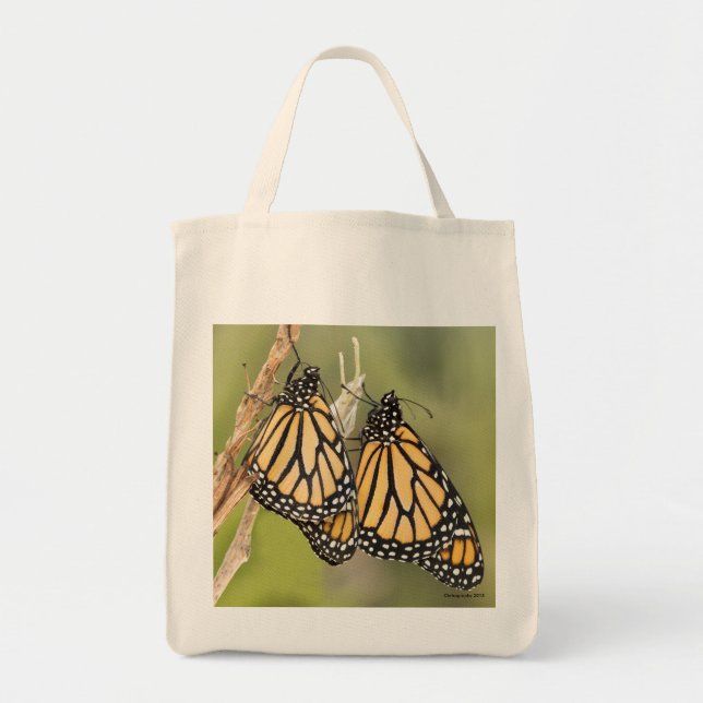 Monarch Butterfly Grocery Tote Bag Tragetasche (Vorne)