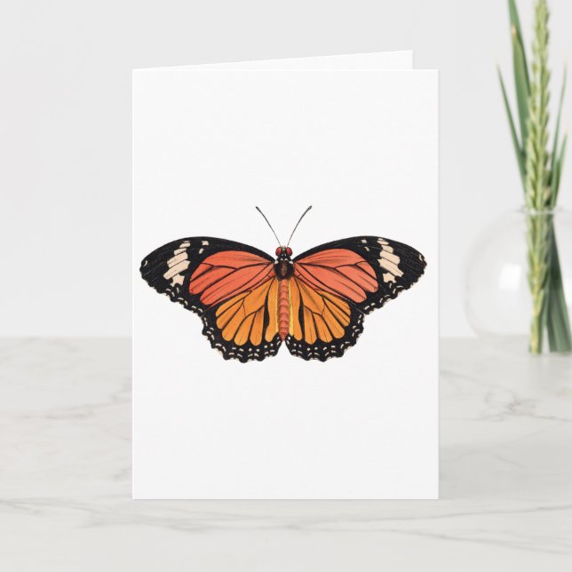 Monarch Butterfly Grußkarte Karte (Vorderseite)