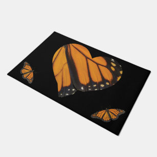 Monarch Butterfly Herzschlag Schmetterling Fußmatte