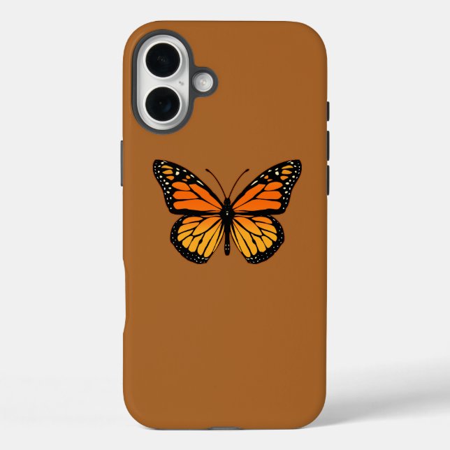 Monarch Butterfly iPhone 16 Plus Hülle (Rückseite)