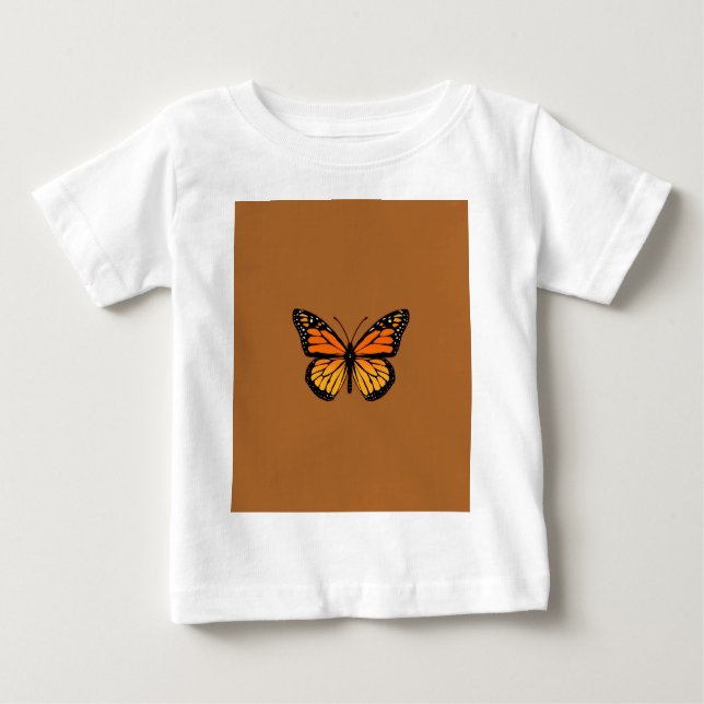 Monarch Butterfly Joy Baby T-shirt (Vorderseite)