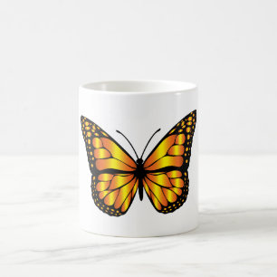 MONARCH BUTTERFLY KAFFEETASSE