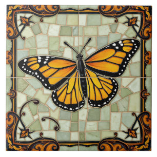 Monarch Butterfly - Keramik Fliese