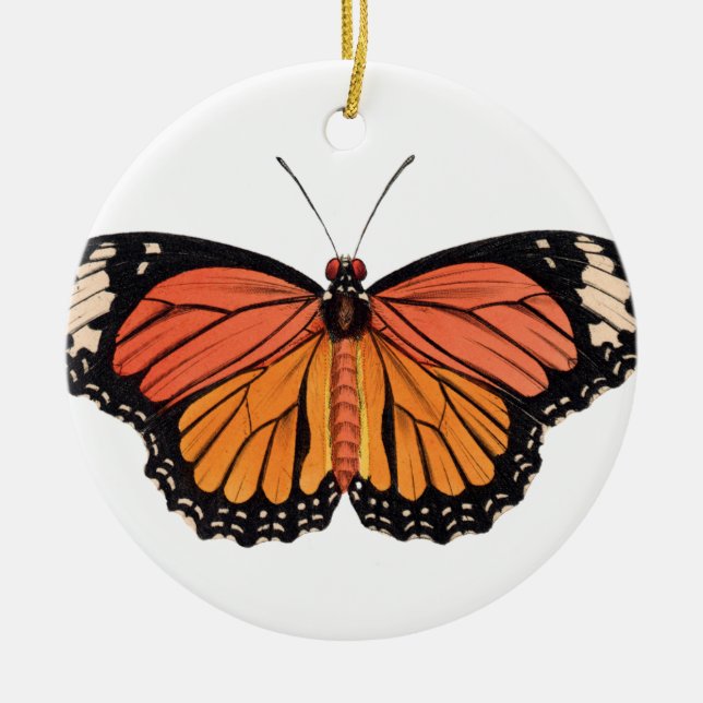 Monarch Butterfly Keramikornament (Vorne)