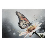 *~* Monarch Butterfly Künstlerische kreative Blume