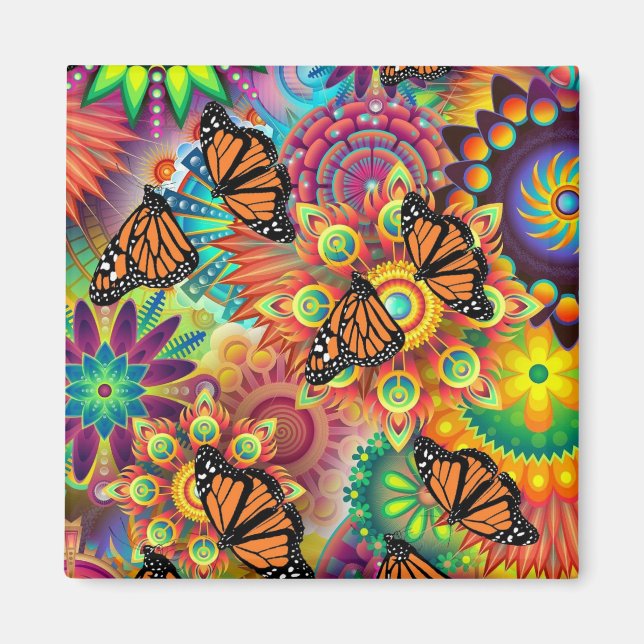 Monarch Butterfly Magnet (Vorne)