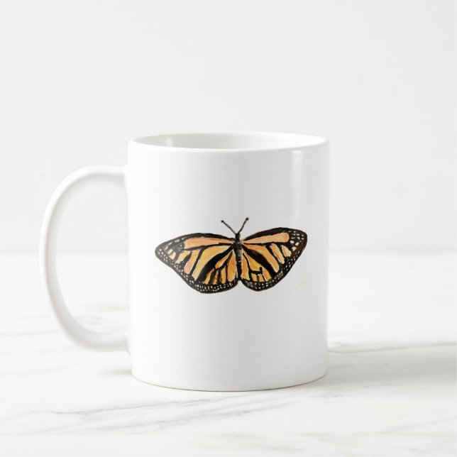 Monarch Butterfly Malinsekt Kaffeetasse (Links)