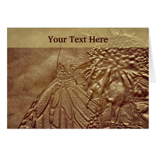 Monarch Butterfly Nature Carte photo (Devant horizontal)