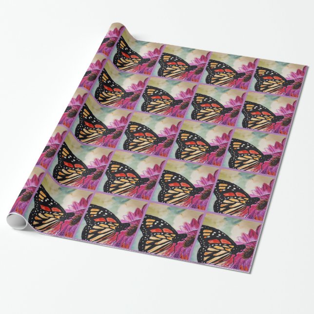 Monarch Butterfly-Packpapier Geschenkpapier (Ungerollt)