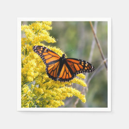 Monarch Butterfly Paper Napkin Serviette