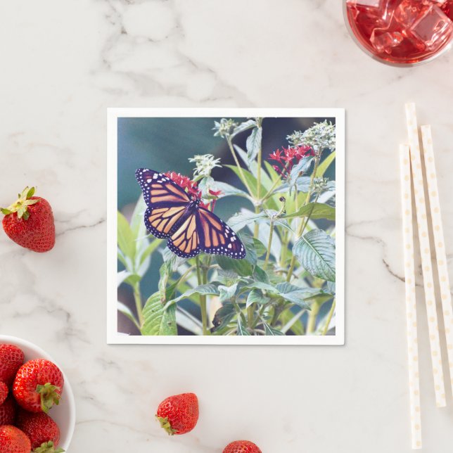 Monarch Butterfly-Party-Servietten Serviette (Beispiel)