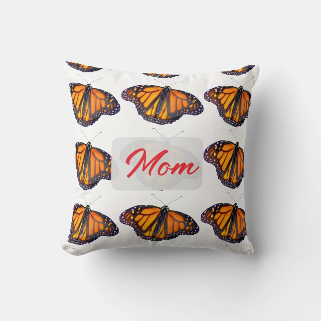 Monarch Butterfly Personal for Mom Kissen (Vorderseite)
