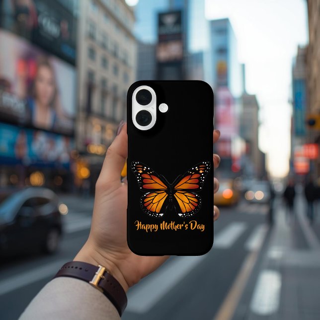 Monarch Butterfly Personalized iPhone16 Case (Von Creator hochgeladen)