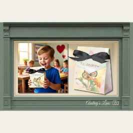 Monarch Butterfly Pollinator Classroom Valentine  Geschenkschachtel