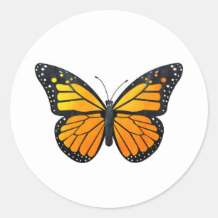 Monarch Butterfly Runder Aufkleber