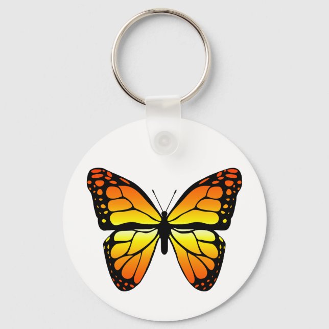 Monarch Butterfly-Schlüsselanhänger Schlüsselanhänger (Vorderseite)