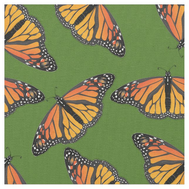 Monarch Butterfly Schmetterlingsgewebe Stoff (Nahaufnahme)