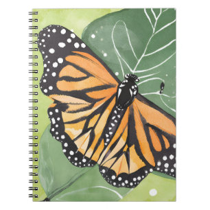 Monarch Butterfly Schöne Wasserfarbe Notizblock