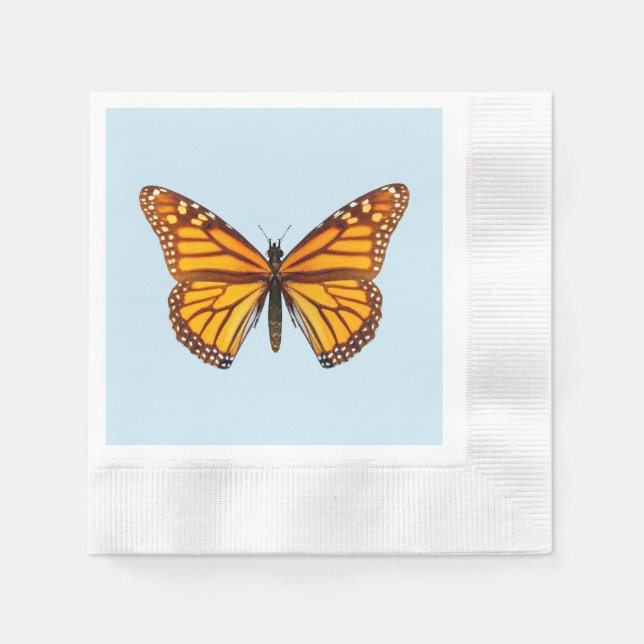 Monarch Butterfly Serviette (Vorderseite)
