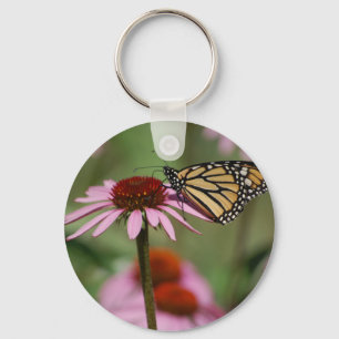 Monarch Butterfly und Black Mit Augen Susan Schlüsselanhänger
