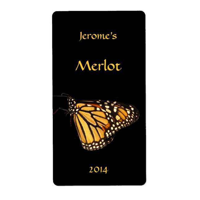 Monarch Butterfly Weinsiegel (Vorne)