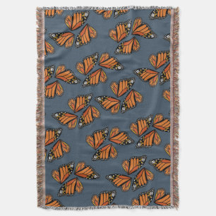 Monarch Butterfly Wings Mosaik auf Schiefergrau Decke