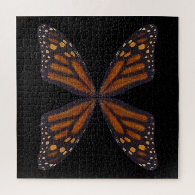 Monarch Butterfly Wings Pattern (Vertikal)