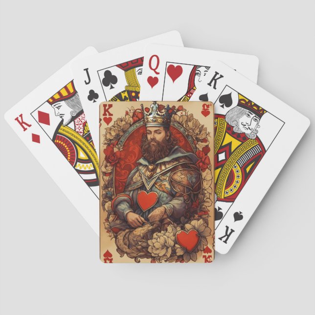 Monarch der Liebe : Herzenskönig , Spielkarte (Rückseite)