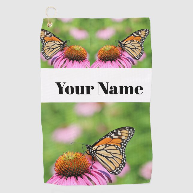 Monarch Golfhandtuch (Vorderseite)