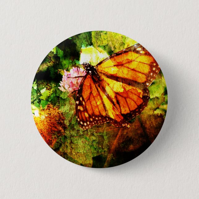 Monarch Grunge Button (Vorderseite)