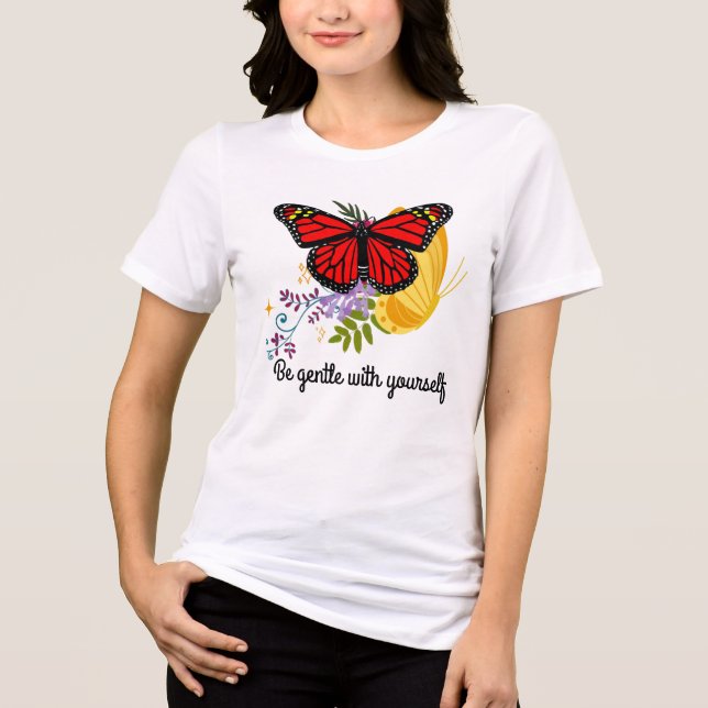 Monarch in Motion Tri-Blend Shirt (Vorderseite)