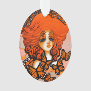 Monarch-Königin-Schmetterlings-Fee-Ornament Ornament
