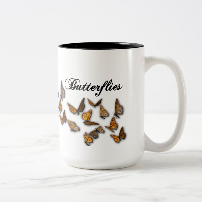Monarch Madness Butterfly Mug (Droit)