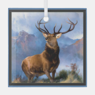 Monarch of the Glen Glass Ornament Buck Deer Aus Glas