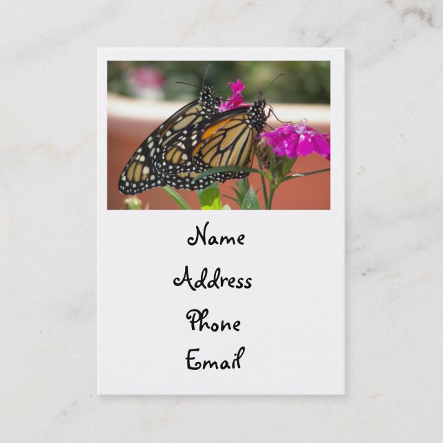 Monarch paart #1-business Karten (Vorderseite)