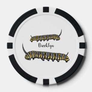 Monarch Raupe Cartoon Pokerchips