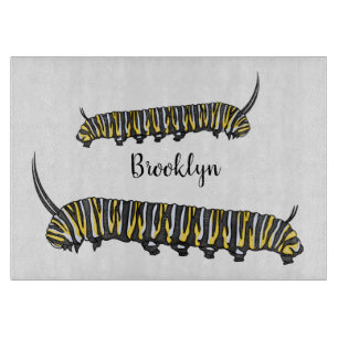 Monarch Raupe Cartoon Schneidebrett