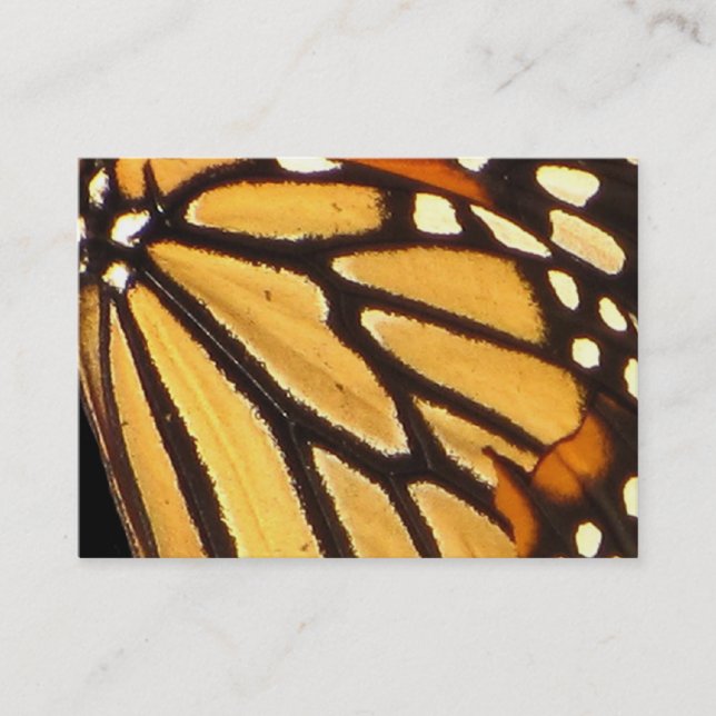 Monarch-Schmetterling abstraktes ATC Visitenkarte (Vorderseite)